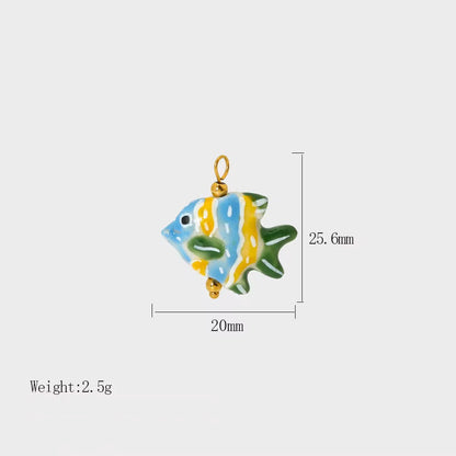 Ceramic Fish Charm