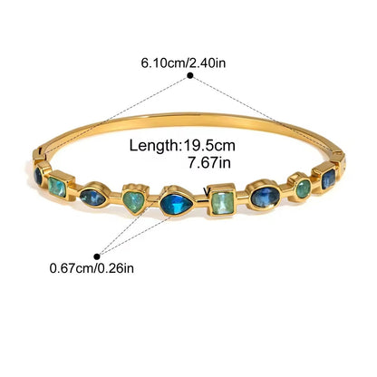 Blue Studded Bangle