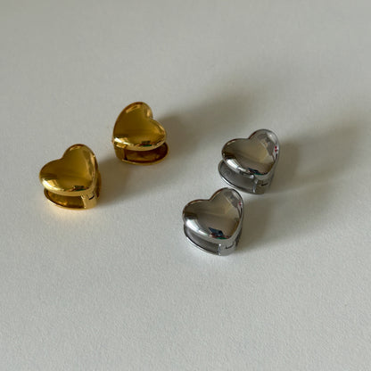 Puffy Heart Earrings