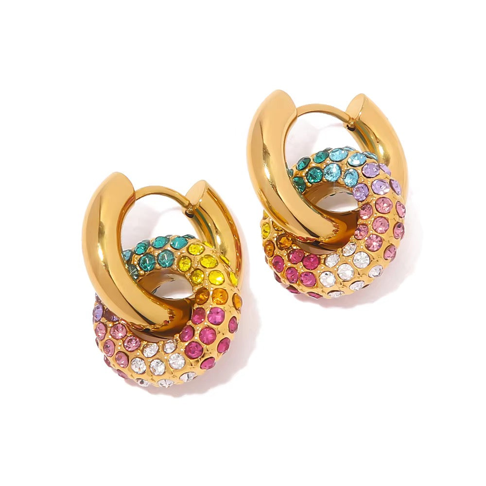 Rainbow 2-in-1 Earrings