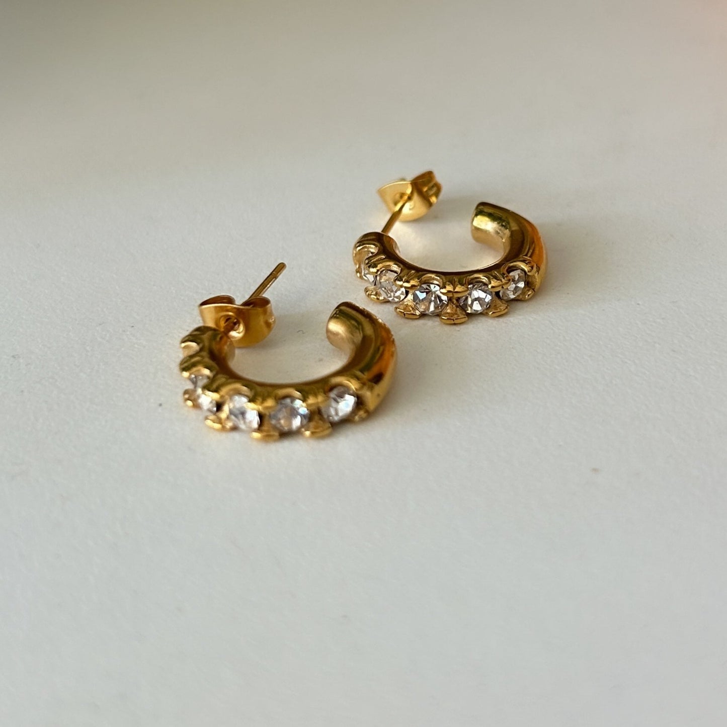 Studded Hoops