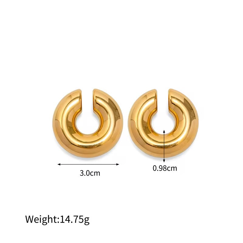 Chunky Earcuff-Gold