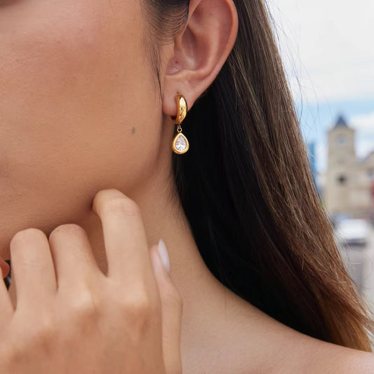 Bezel Pear Drops