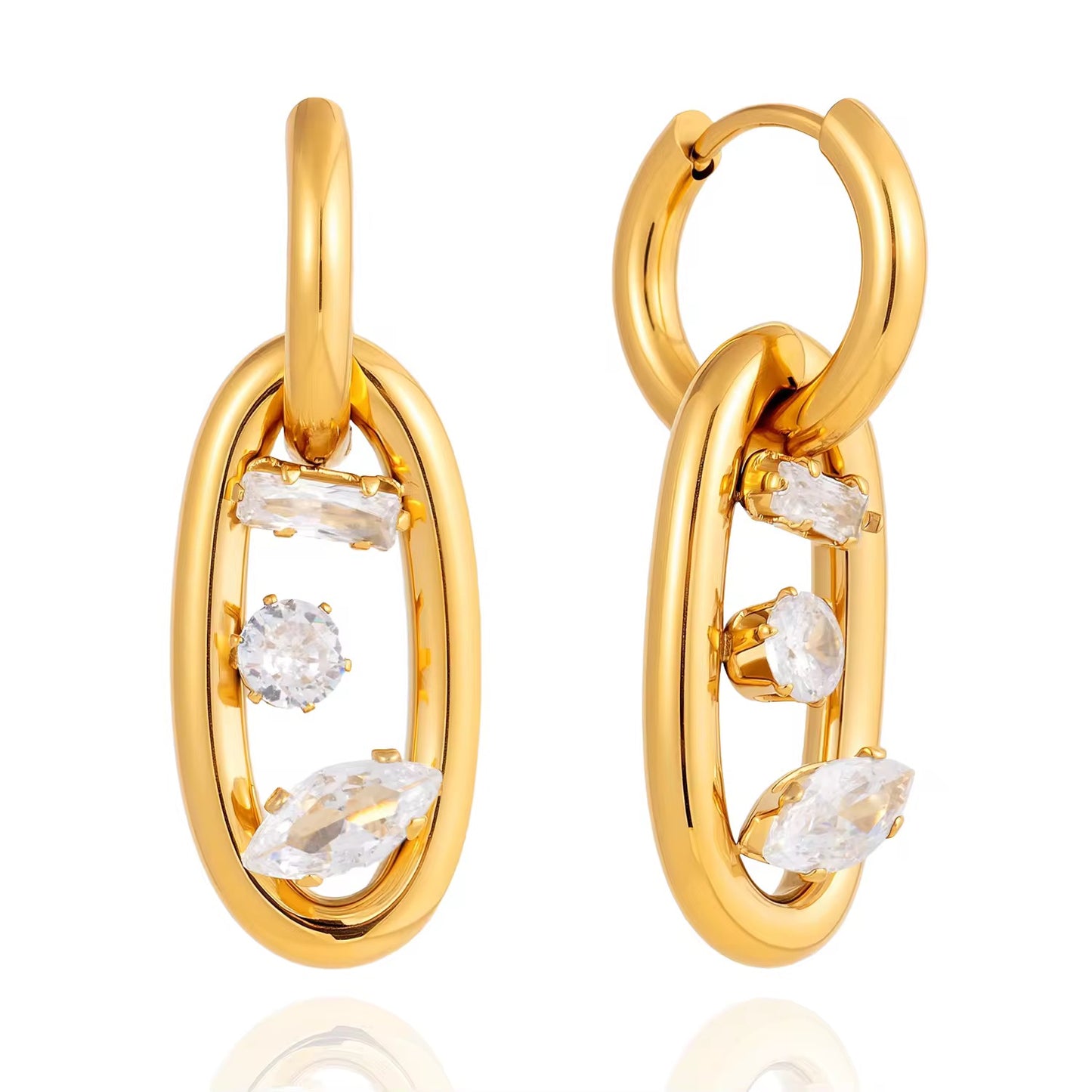 Moonrise CZ Hoops