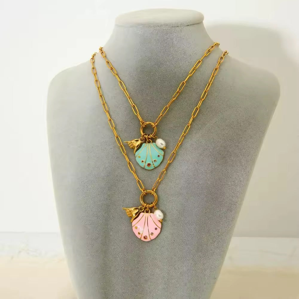 Enamel Seashell