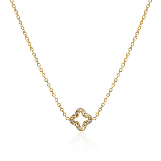 Zircon Clover Chain