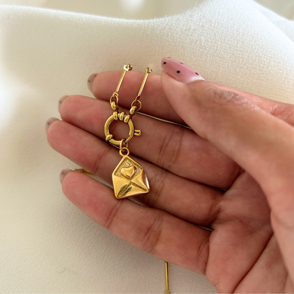 Heart Envelope Charm