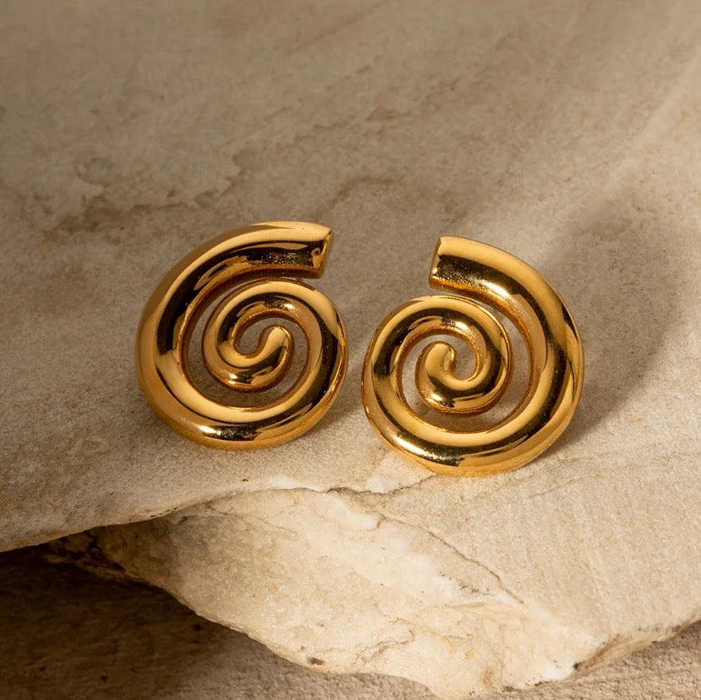 Chunky Spiral Studs