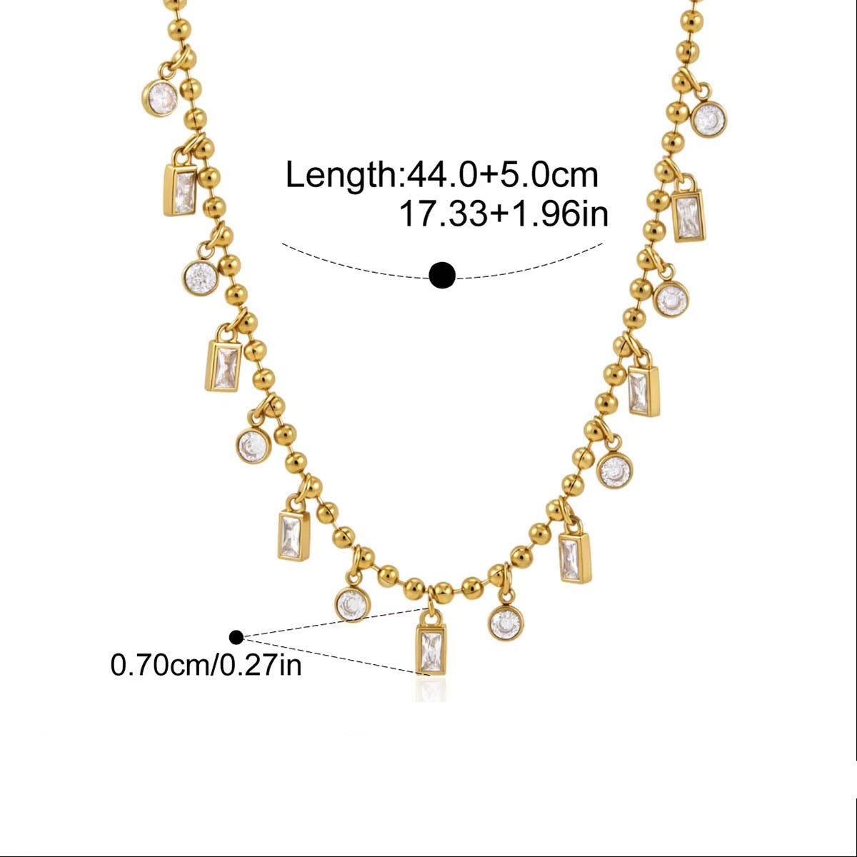 Crystal Drop Necklace