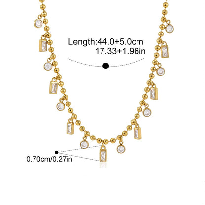 Crystal Drop Necklace