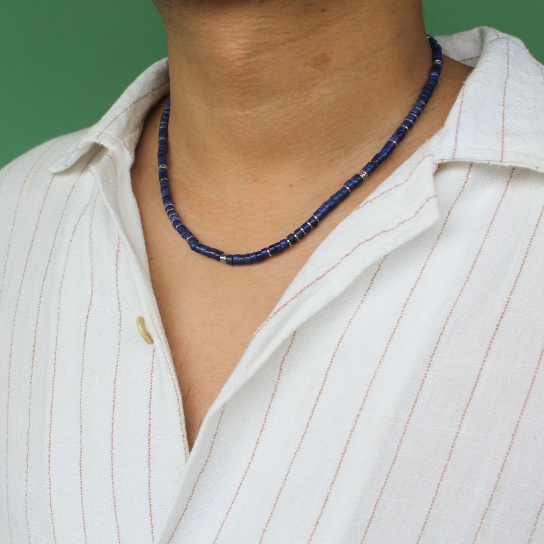 Blue Beads Necklace