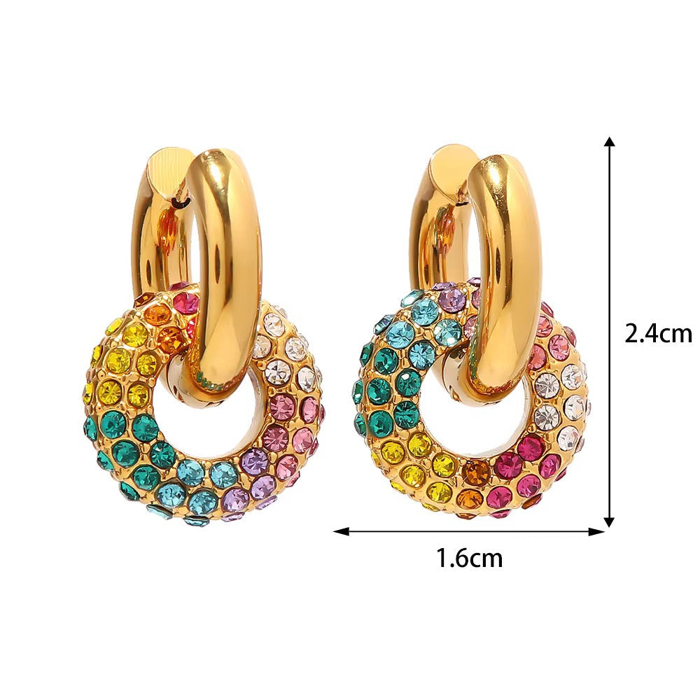 Rainbow 2-in-1 Earrings