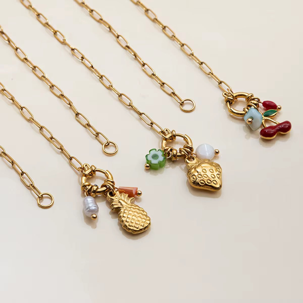 Charm Trio Necklace