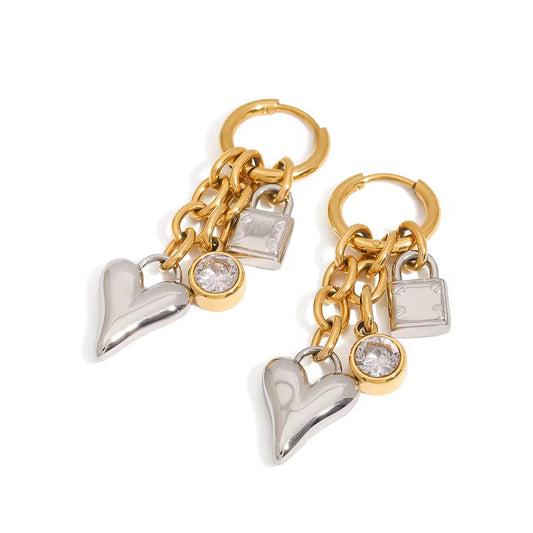 Duo Charm Earrings