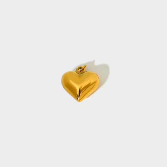 Chunky Heart Charm