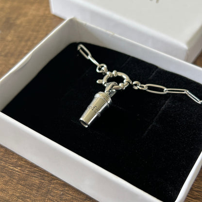 Silver Coffee Tumbler