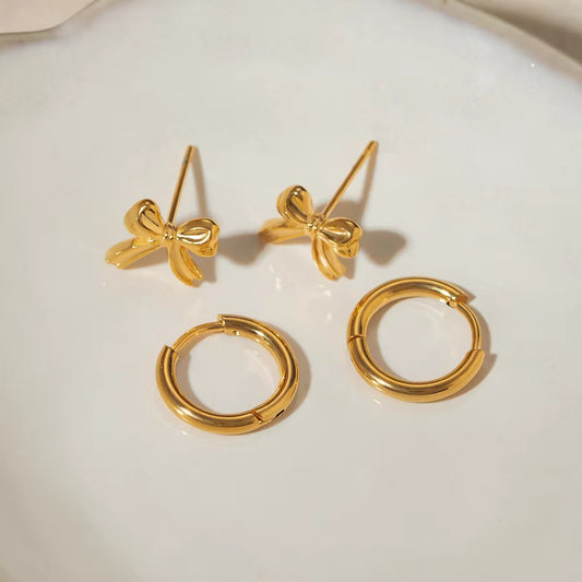 Hoop & Bow Stud