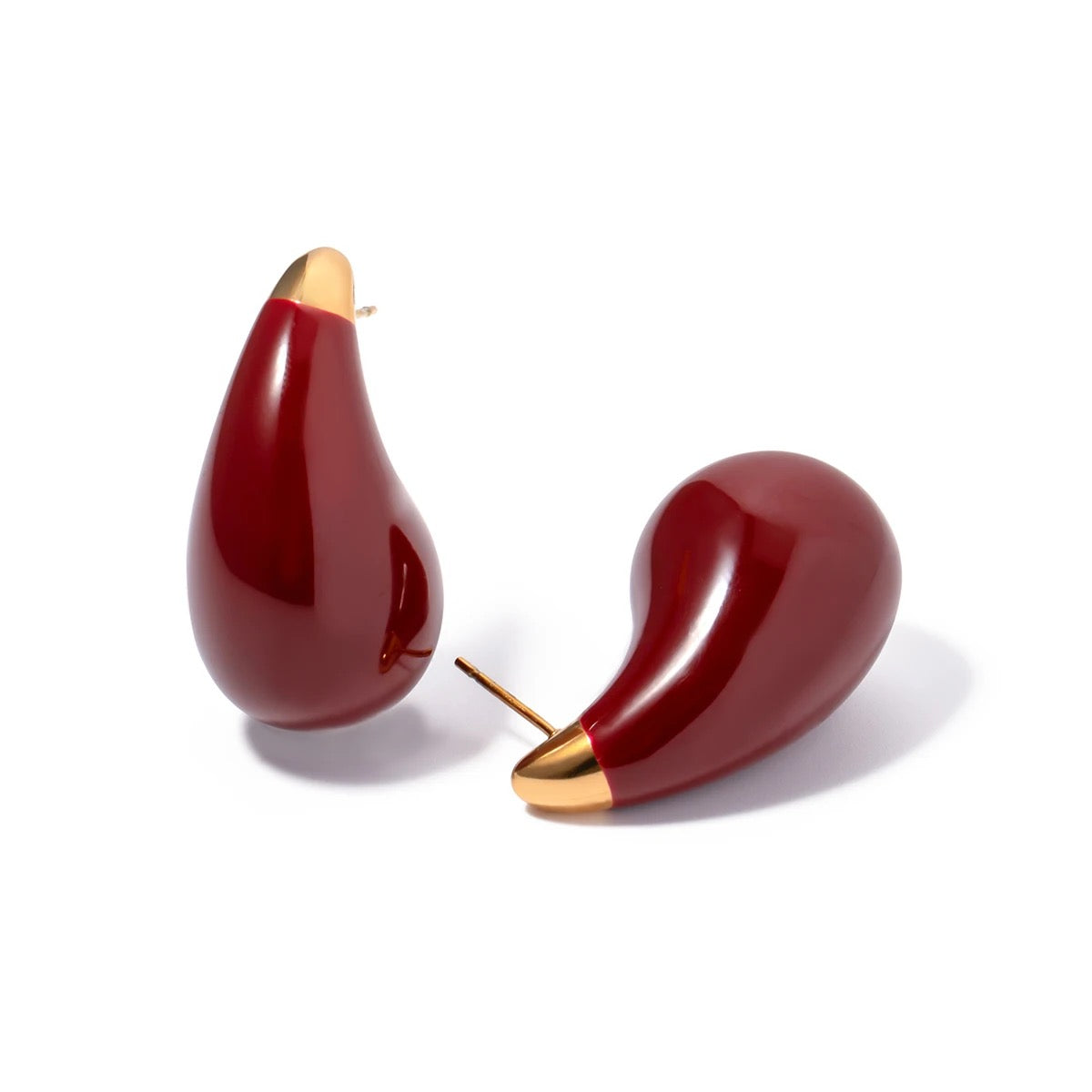 Bottega Earrings-Cherry