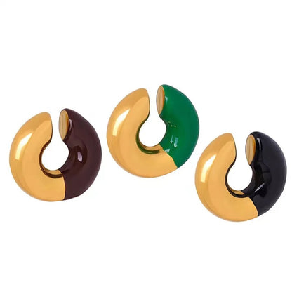 Chunky Enamel Earcuff