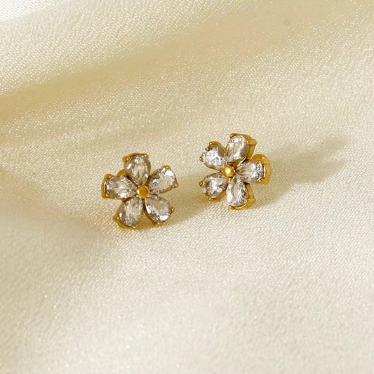 Flower Ballback Studs