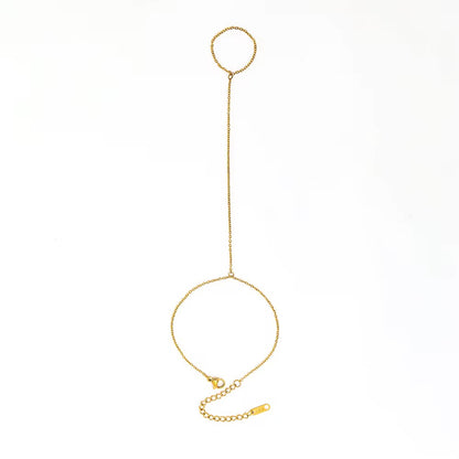 Minimal Gold Handchain