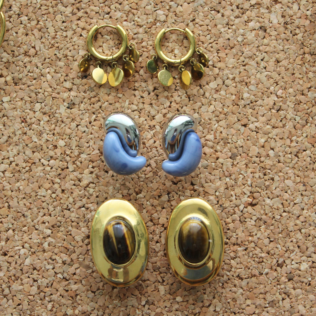 Tiger Eye Studs