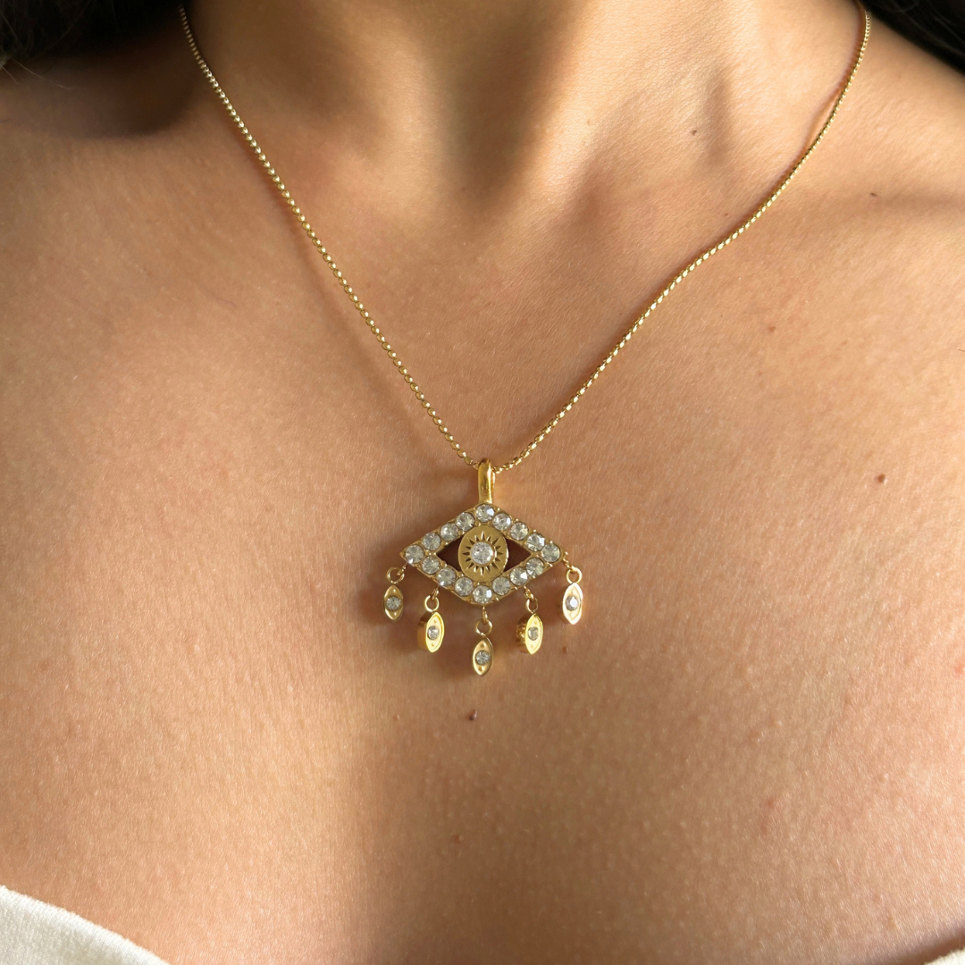 Crystal Eye Necklace