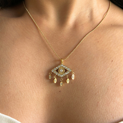 Crystal Eye Necklace