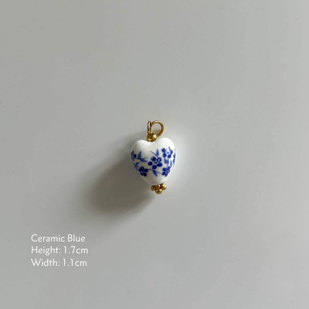 Ceramic Charm- Blue