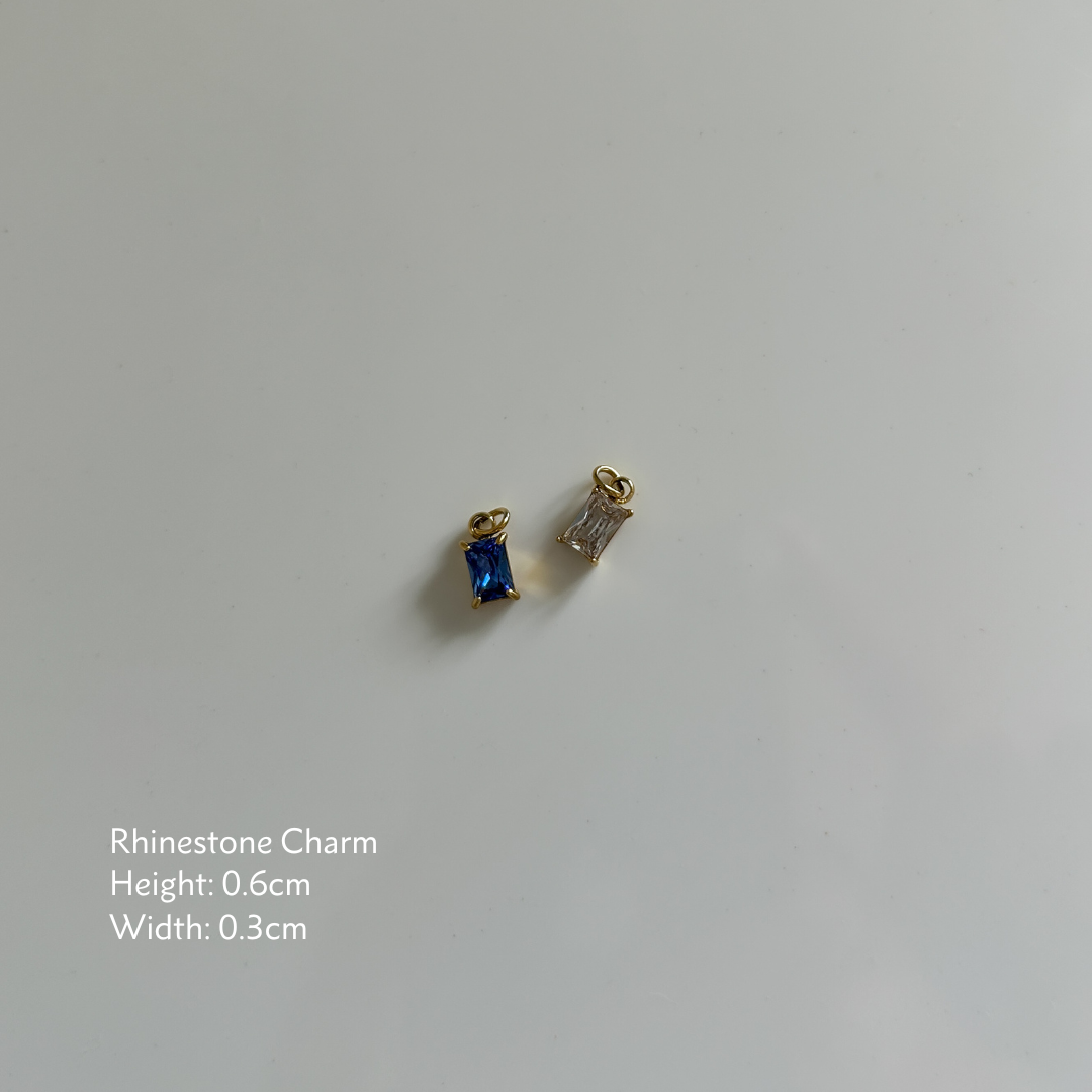 Tiny Rhinestone Charm
