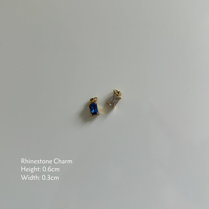 Tiny Rhinestone Charm