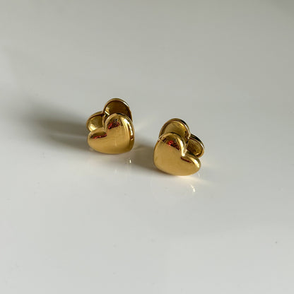 Puffy Heart Earrings