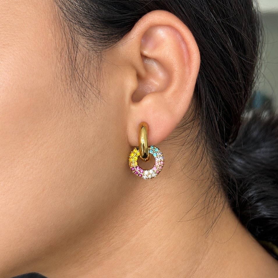 Rainbow 2-in-1 Earrings