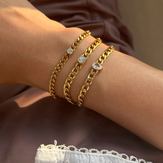 Minimal Cuban Bracelet