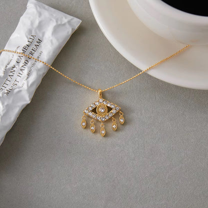 Crystal Eye Necklace