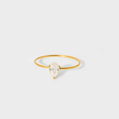 Dainty Pear Ring