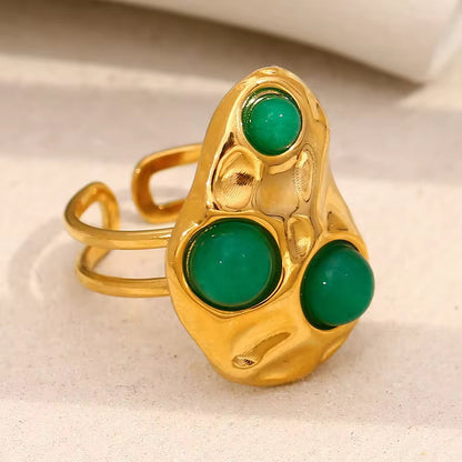 Green Gemstone Ring