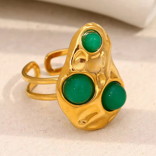 Green Gemstone Ring