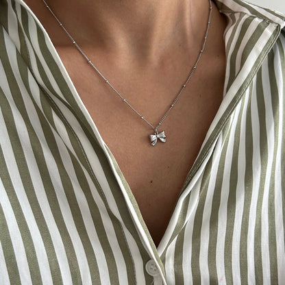 Silver Bow Chain