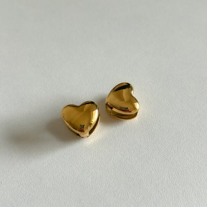 Puffy Heart Earrings