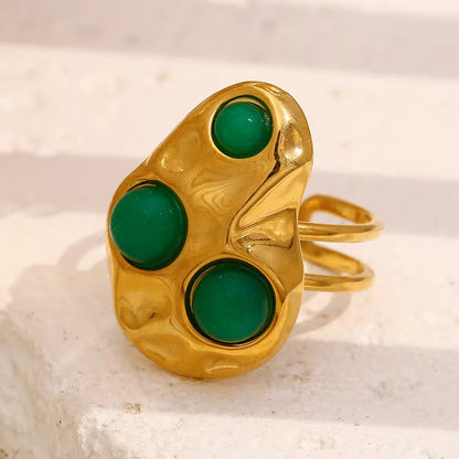 Green Gemstone Ring
