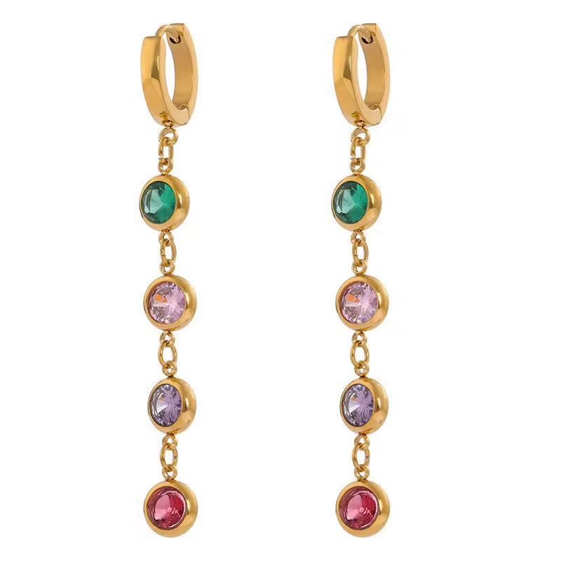 Bejeweled Multi-Stone Earrings