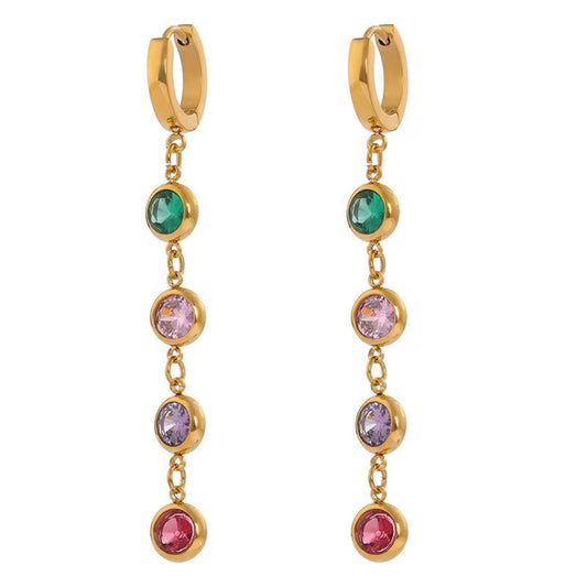 Bejeweled Multi-Stone Earrings