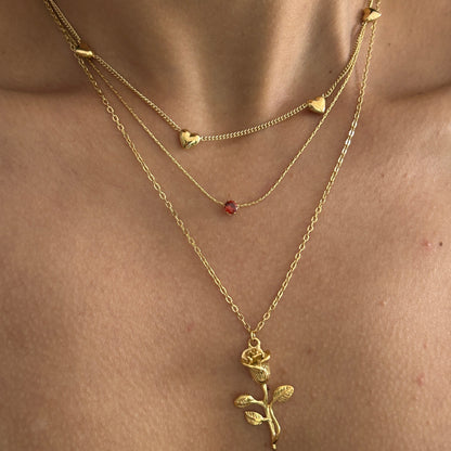 Red Pendant Chain