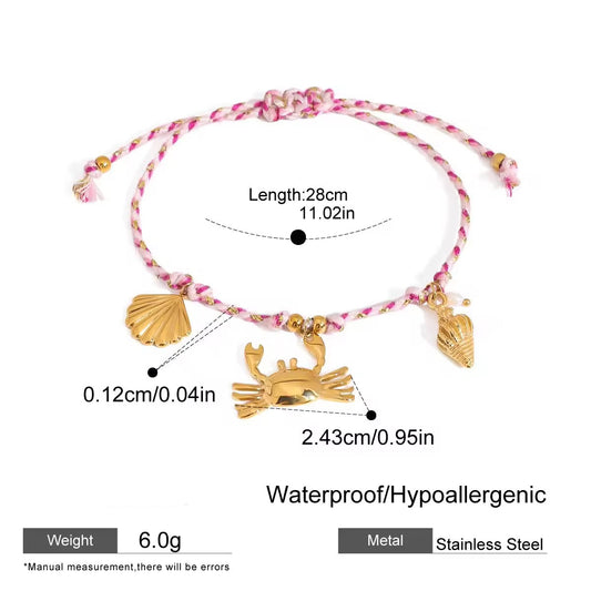 Rope Charm Bracelet