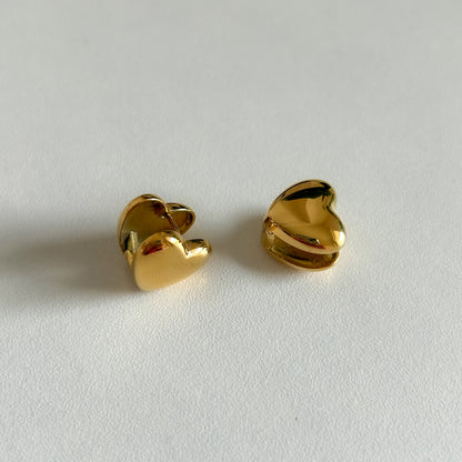 Puffy Heart Earrings