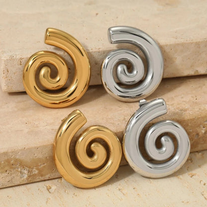 Chunky Spiral Studs