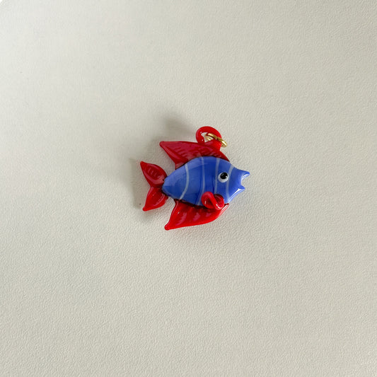 Blue Fish Charm