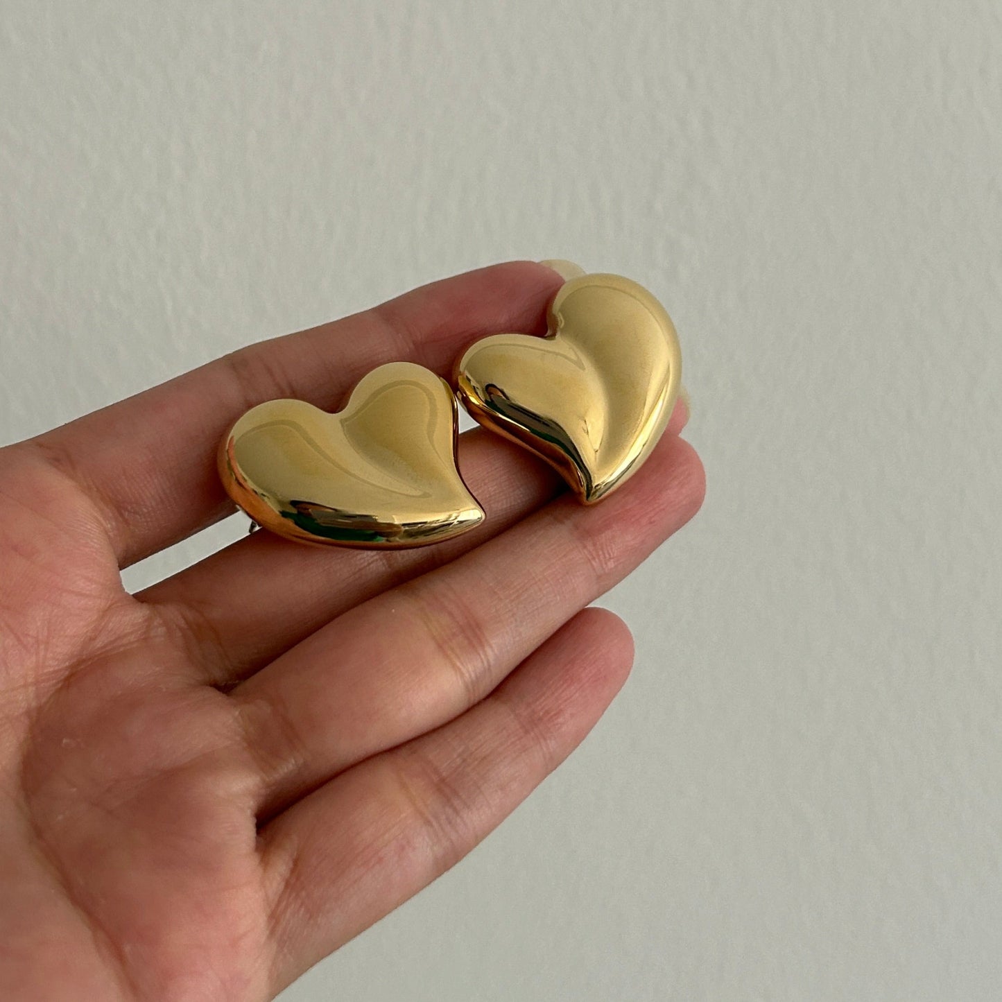 Bold Heart Studs