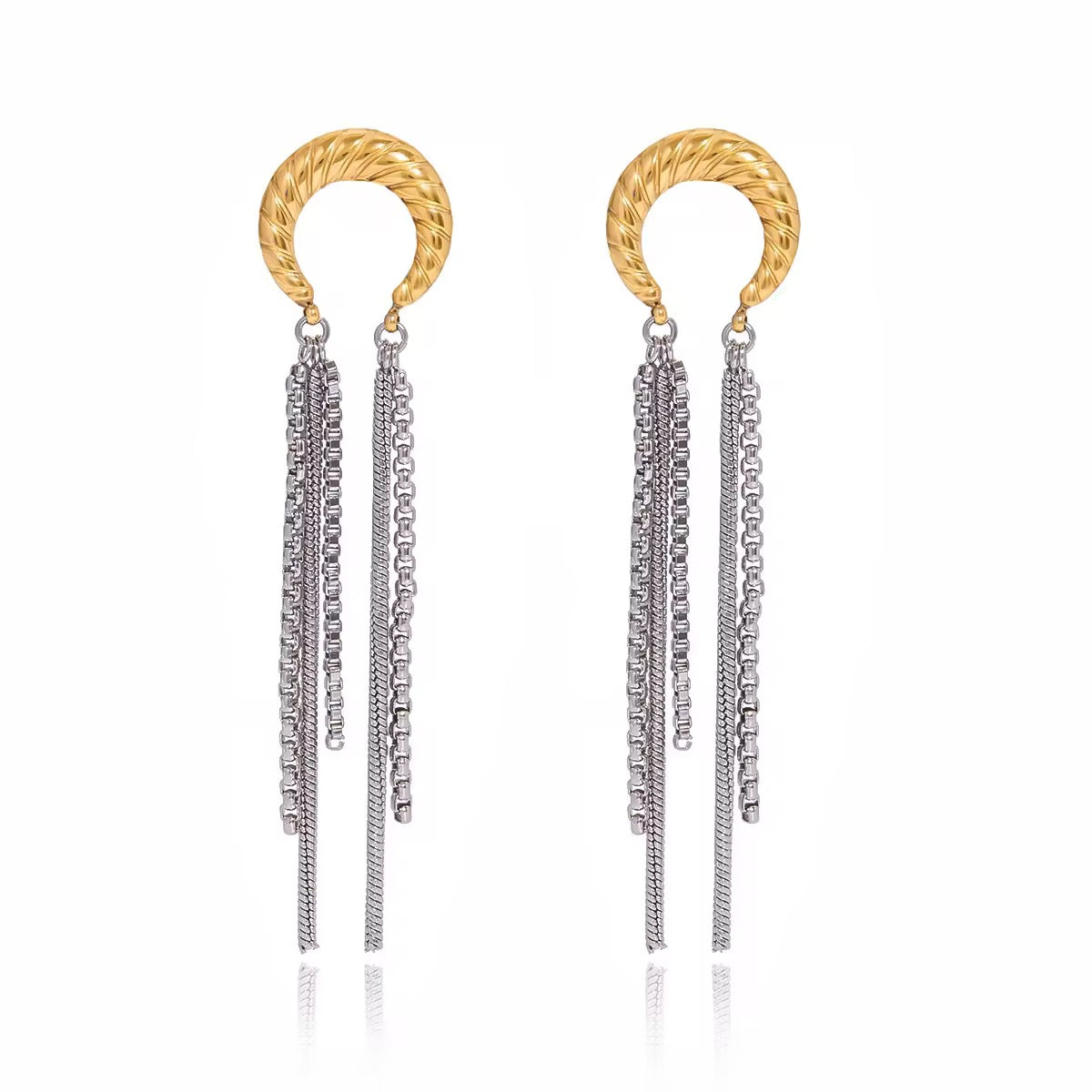 Dual Crescent Studs